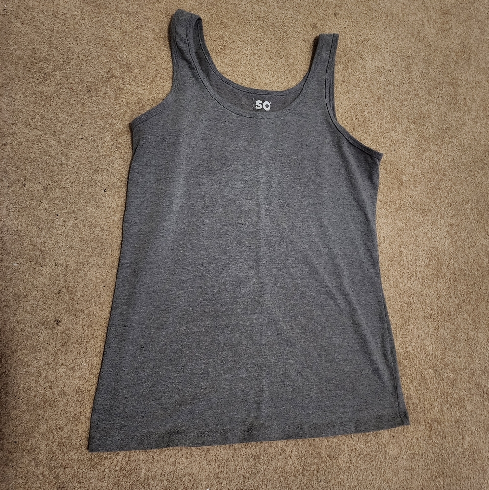 SO Gray Tank Top Size XL